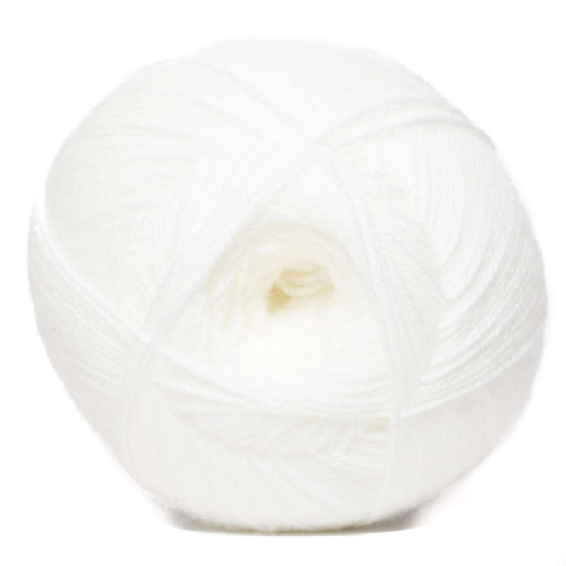 Charity Double Knit 300g -001 White