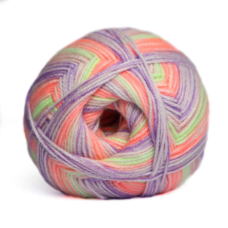 Charity Double Knit print -300g-647 Atomic Flare