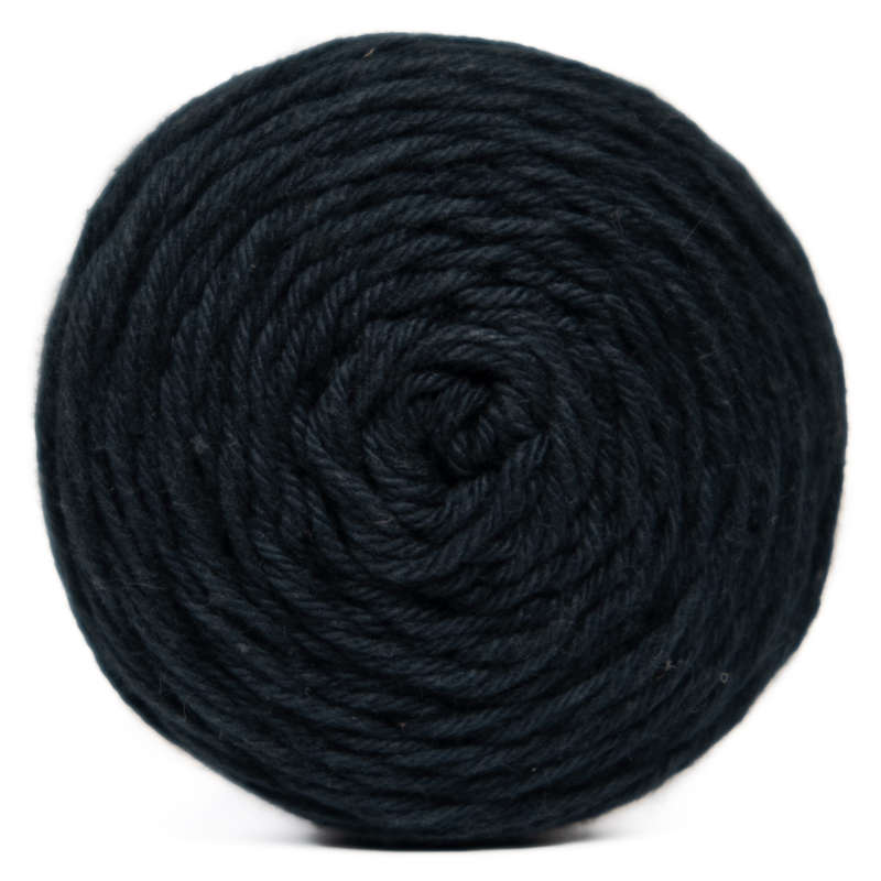 Elle Cottons 4 ply plain 50g 017 Black 50G