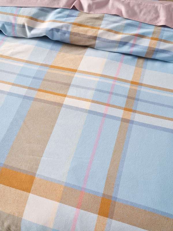 Lennon Blue Duvet Cover Set