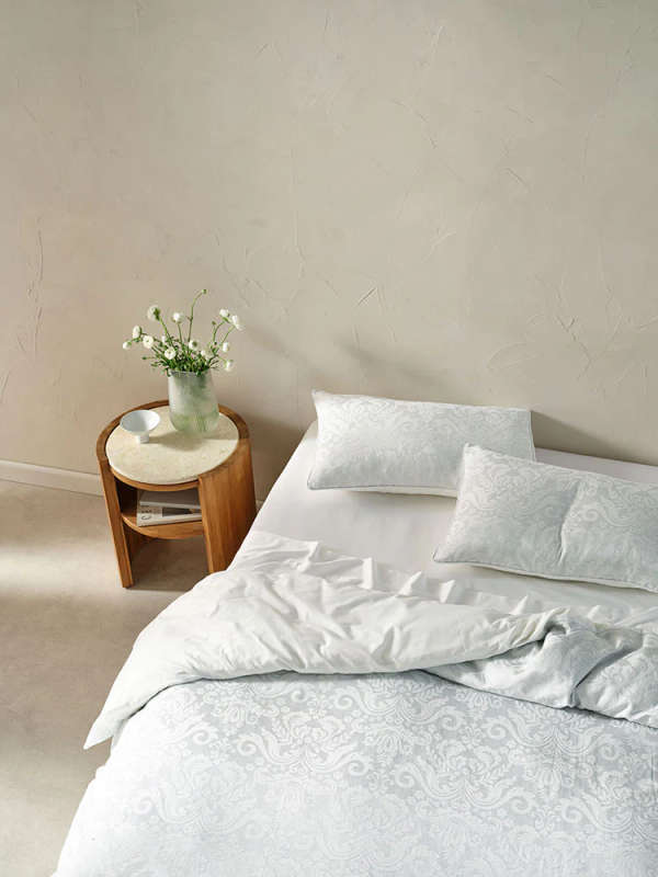 Linen House Khiara Silver Blue Duvet Cover Set