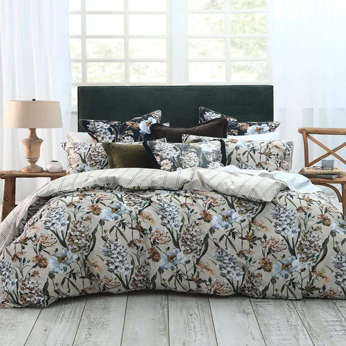 M.M Linen Multi Lucinda Duvet Cover Set