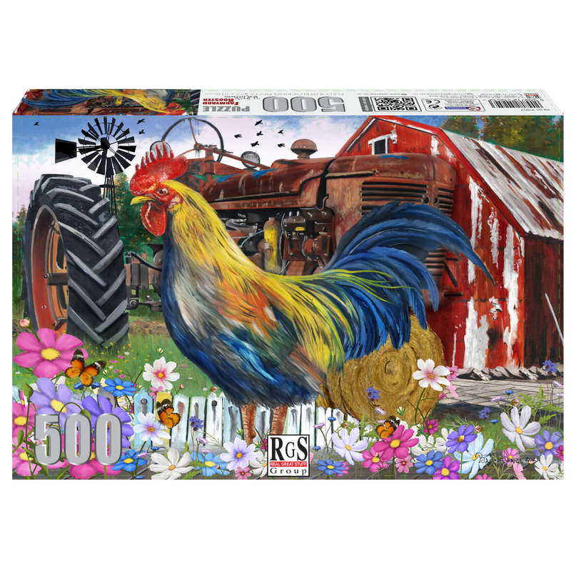 RGS Group Farmyard Rooster 500-piece Jigsaw Puzzle