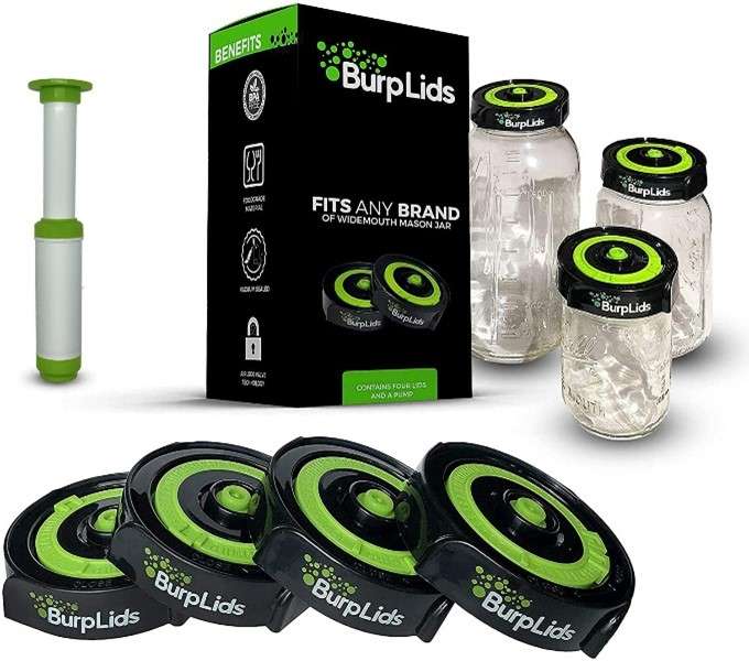 Burp Lids 4 pack