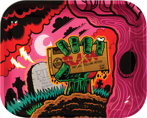 Raw Zombie Rolling Tray Large
