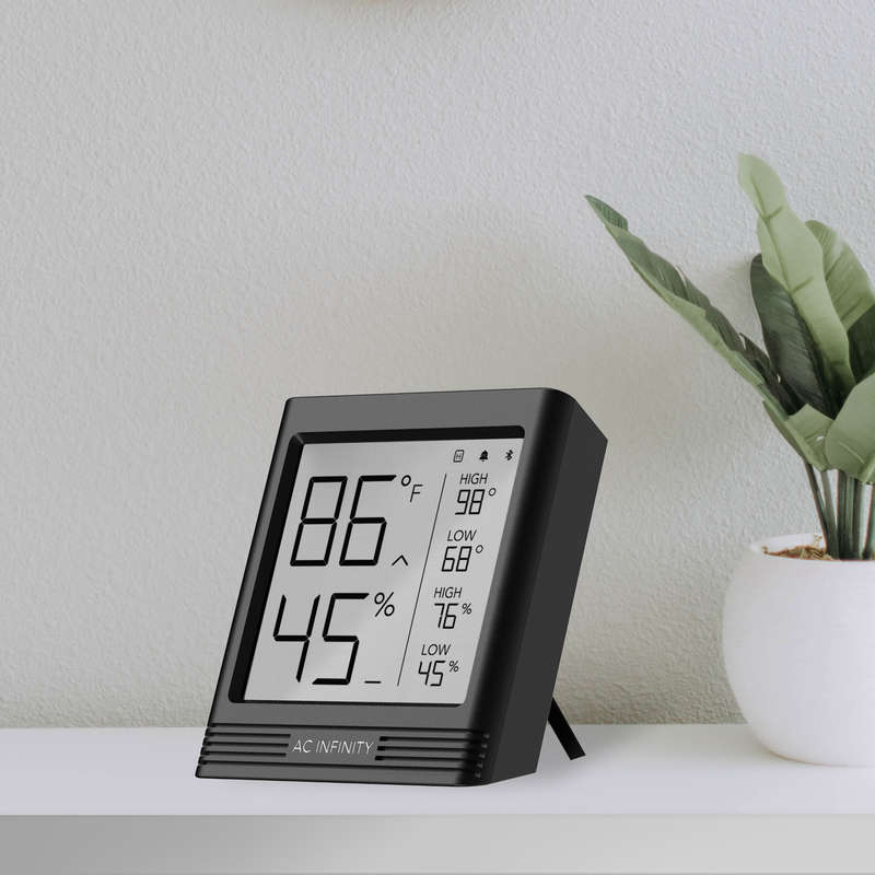 AC INFINITY CLOUDCOM B2, SMART THERMO-HYGROMETER WITH DATA APP, INTEGRATED SENSOR PROBE
