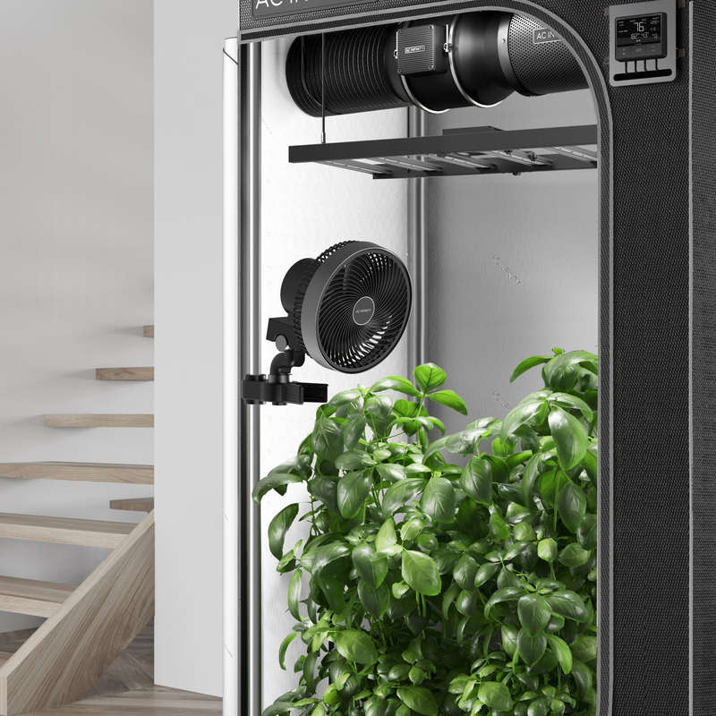 CLOUDRAY S6, GEN 2 GROW TENT CLIP FAN 6 WITH LONG-LIFE EC MOTOR, 10-LEVEL NATURAL WIND MODES &...