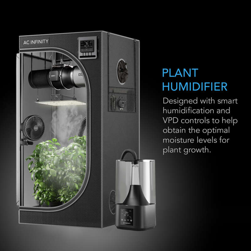 AC INFINITY CLOUDFORGE T3 GEN2, ENVIRONMENTAL PLANT HUMIDIFIER, 4.5L, SMART CONTROLS, TARGETED VA...