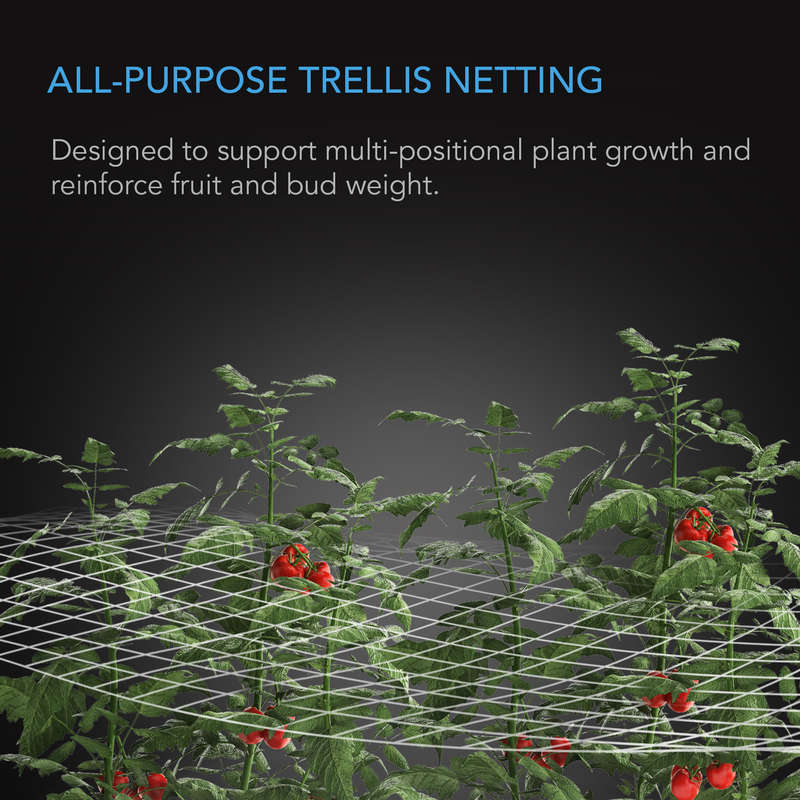 AC INFINITY POLYESTER PLANT TRELLIS NETTING, 5X15'