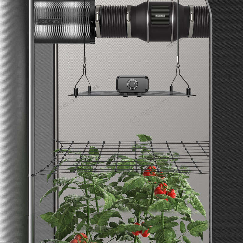 AC INFINITY GROW TENT TRELLIS NETTING, FLEXIBLE ELASTIC CORDS, 4X4 ( 1.2M X 1.2M )