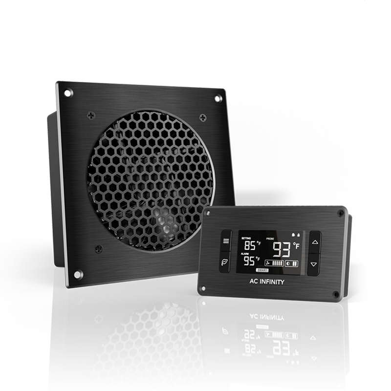 AC INFINITY AIRPLATE T3, HOME THEATER AND AV QUIET CABINET COOLING FAN SYSTEM, 6 INCH