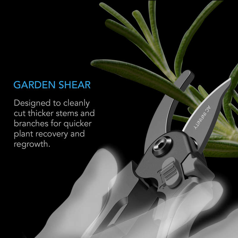 AC INFINITY STAINLESS STEEL PRUNING SHEAR, 8 BYPASS BLADES
