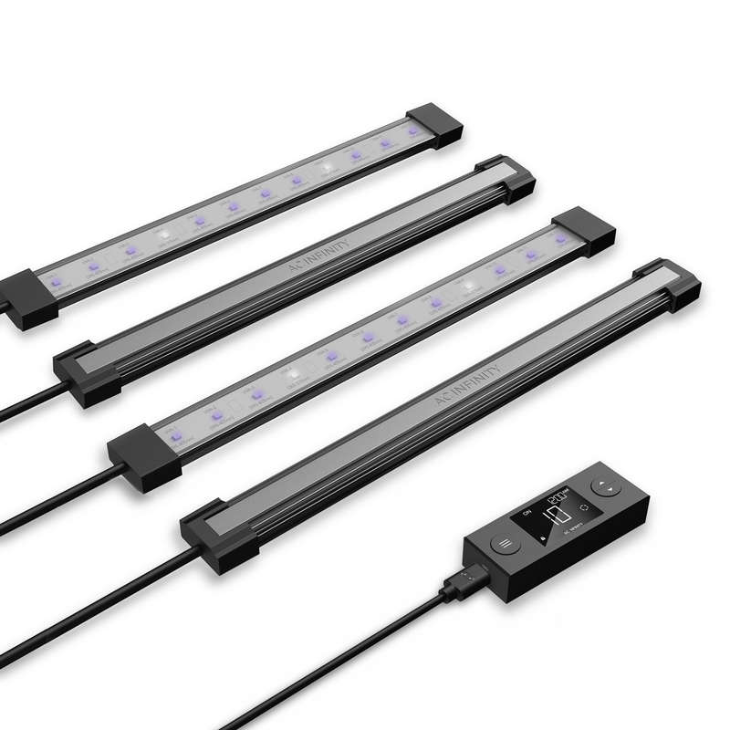 AC INFINITY IONBEAM U4, TARGETED SPECTRUM UV LED GROW LIGHT BARS, 4-BAR KIT, 11-INCH