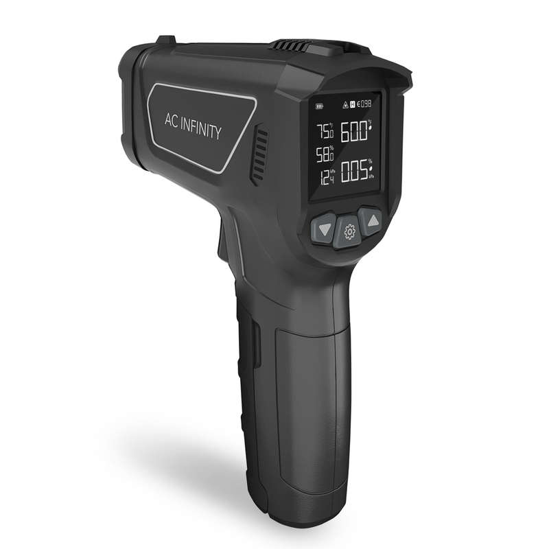 AC INFINITY VPD THERMOMETER, HANDHELD ENVIRONMENTAL MONITOR, CAPTURES LEAF VPD AND TEMPERATURE