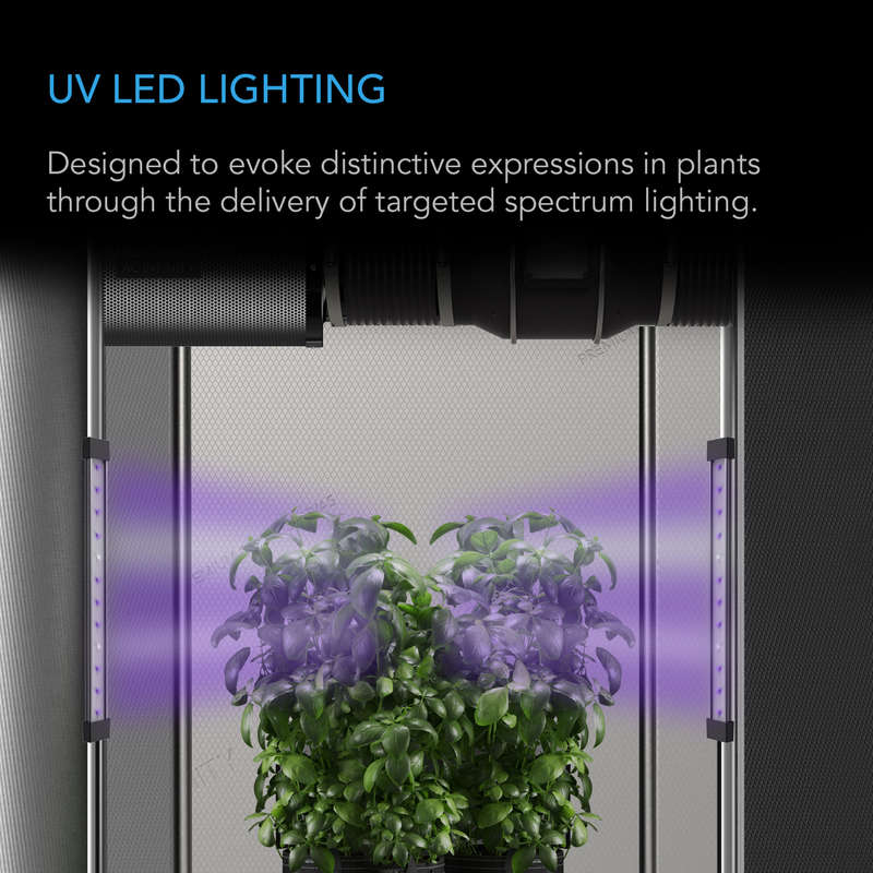 AC INFINITY IONBEAM U4, TARGETED SPECTRUM UV LED GROW LIGHT BARS, 4-BAR KIT, 11-INCH
