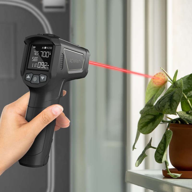 AC INFINITY VPD THERMOMETER, HANDHELD ENVIRONMENTAL MONITOR, CAPTURES LEAF VPD AND TEMPERATURE