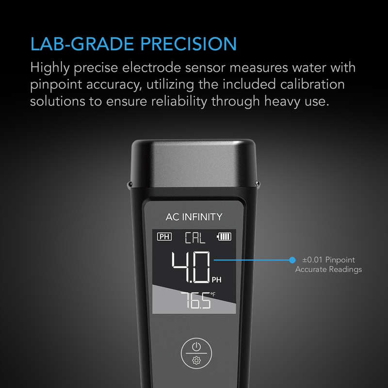 AC INFINITY - PH METER PRO, INTERCHANGEABLE PROBE