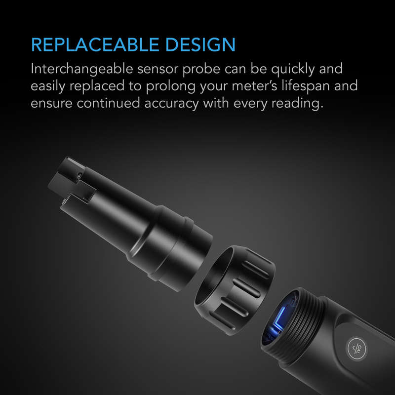 AC INFINITY - PH METER PRO, INTERCHANGEABLE PROBE