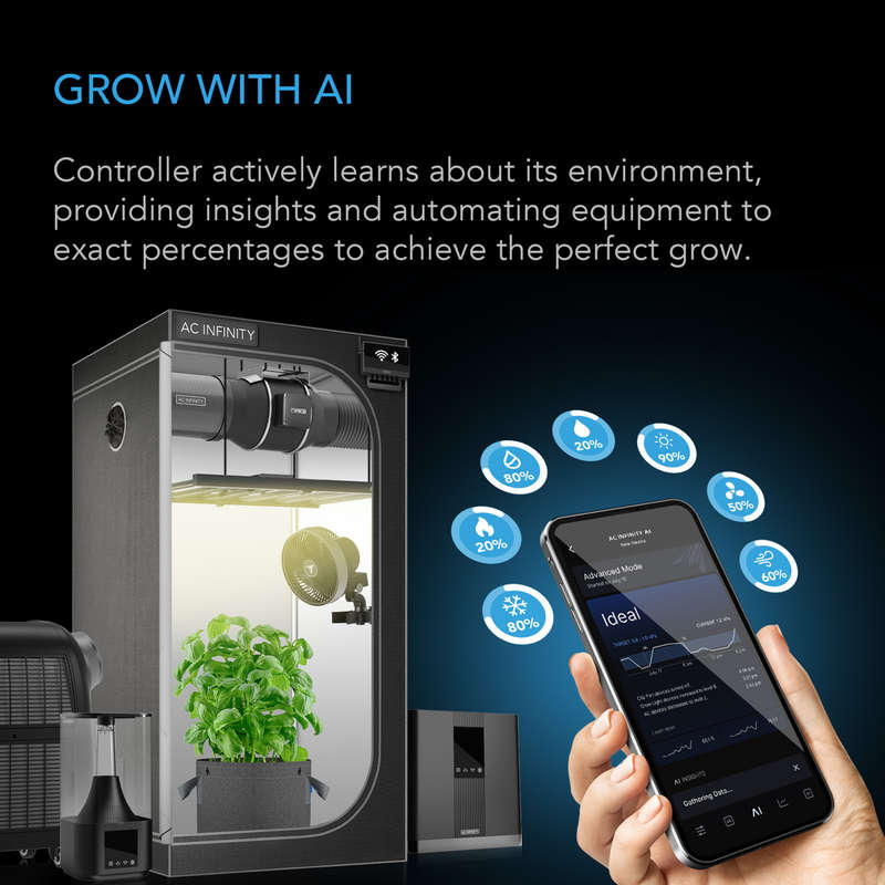 AC INFINITY CONTROLLER AI+ Environmental Controller, AI-Powered Learning and Dynamic Level Adjust...