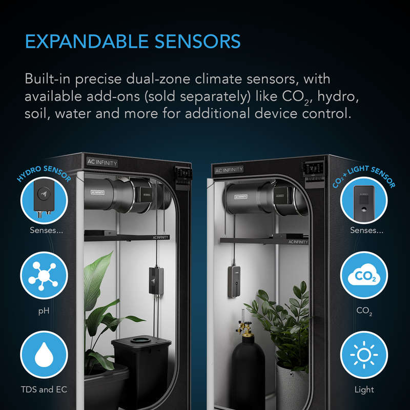 AC INFINITY CONTROLLER AI+ Environmental Controller, AI-Powered Learning and Dynamic Level Adjust...