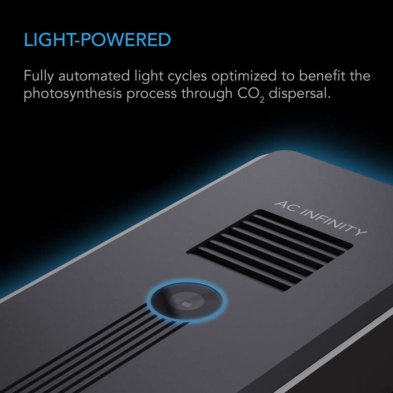 AC INFINITY CO2 + Light Sensor for Controller AI+, CO2 Data Tracking, Optimized FAE, Day & Night ...