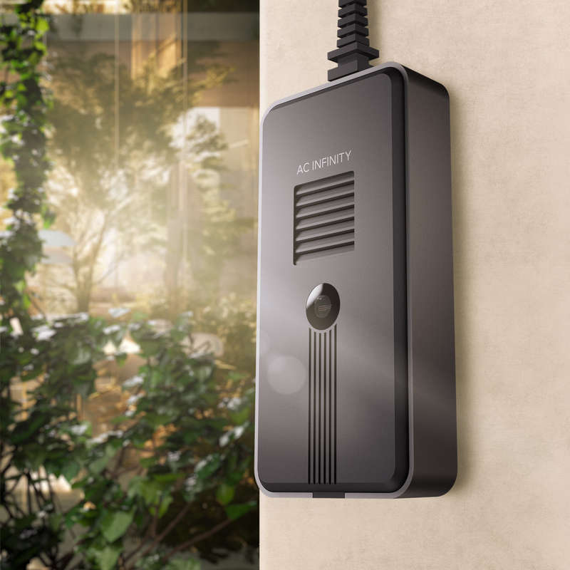 AC INFINITY CO2 + Light Sensor for Controller AI+, CO2 Data Tracking, Optimized FAE, Day & Night ...