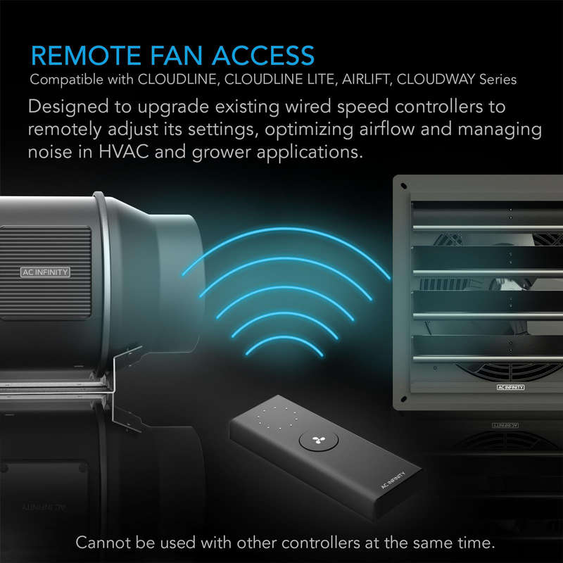 AC INFINITY CONTROLLER 63, Wireless Remote Fan Controller