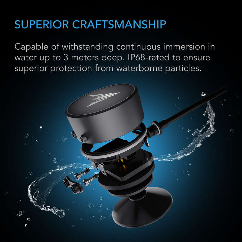 AC INFINITY Water Sensor Exclusively for Controller AI+, Liquid Presence Detection, IP68-Water Re...