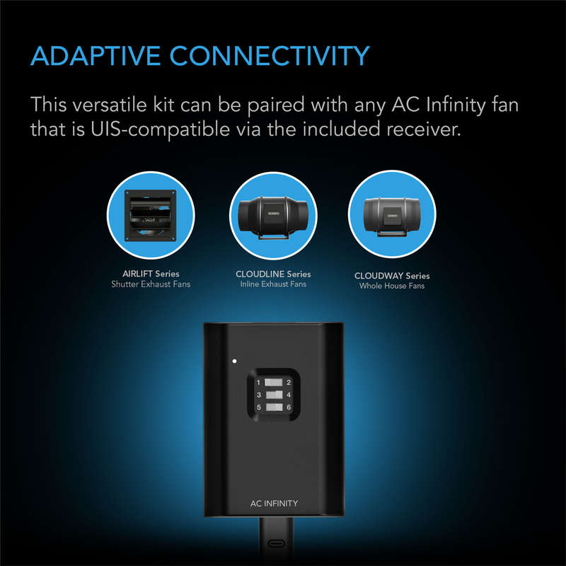 AC INFINITY CONTROLLER 63, Wireless Remote Fan Controller