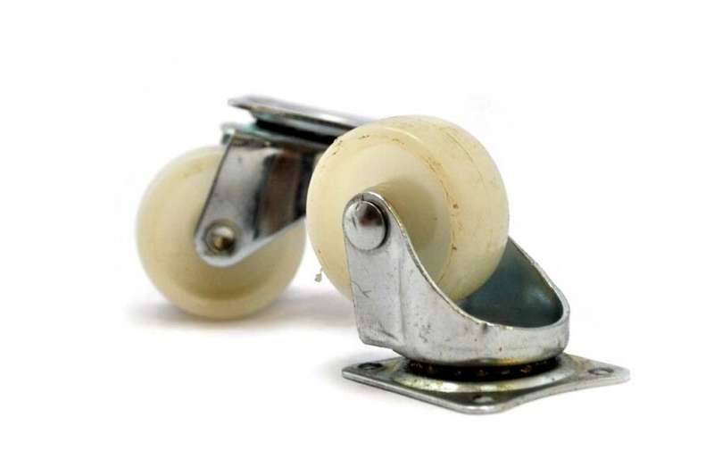 40mm White Swivel Castor (Pack of 4)