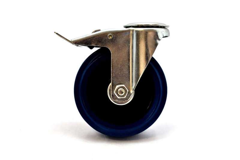 125mm Swivel Brake Bolthole Castor