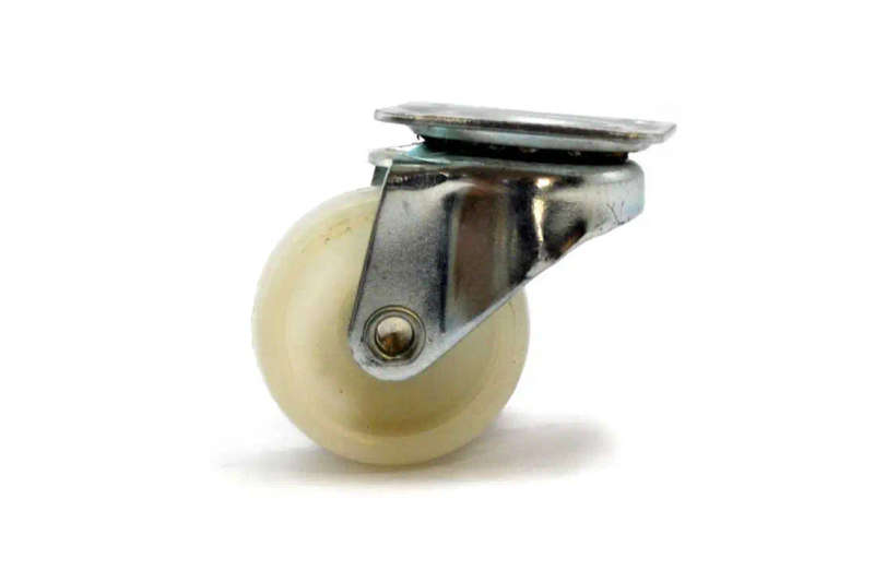 40mm White Swivel Castor (Pack of 4)