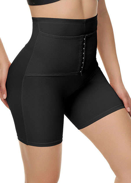 Skinny Black High Waisted Shapewear for Women