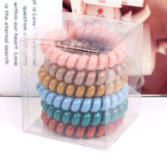 Round Multi Color Tpu Scrunchies Set
