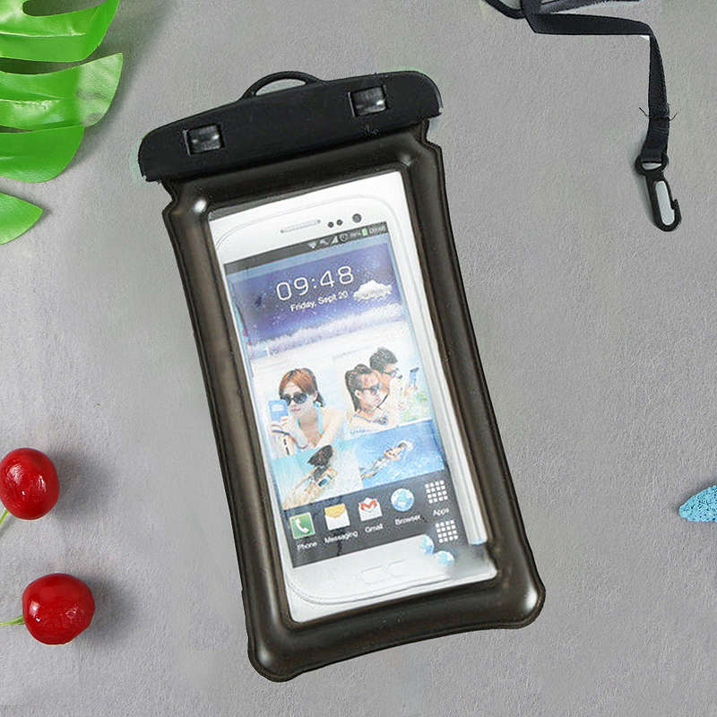 Black Plastic One Size Phone Case