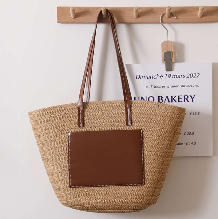 Light Camel Contrast Zip Shoulder Bag