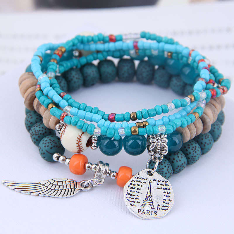 Round Turquoise Bracelets & Bangles