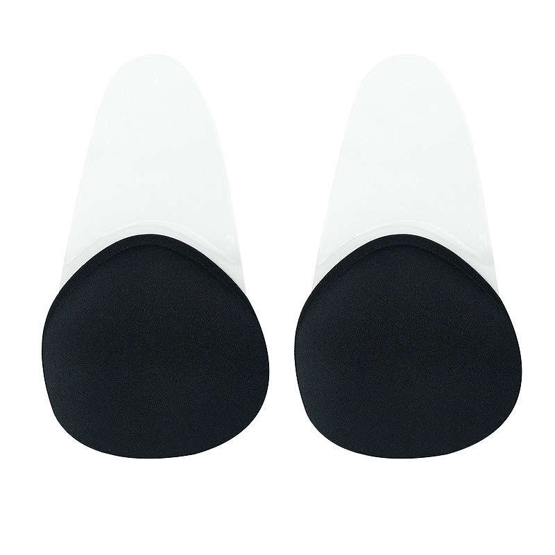 Rabbit Ear Black Silicone Bra Set