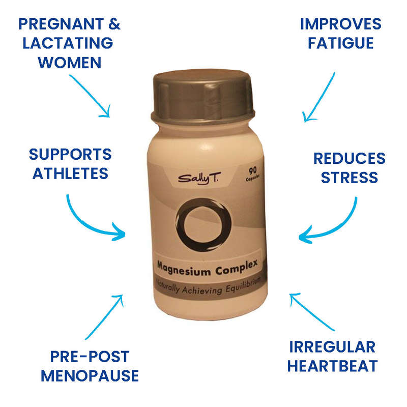Sally T. Magnesium Complex 90 Capsules - Essential Brain & Body Health
