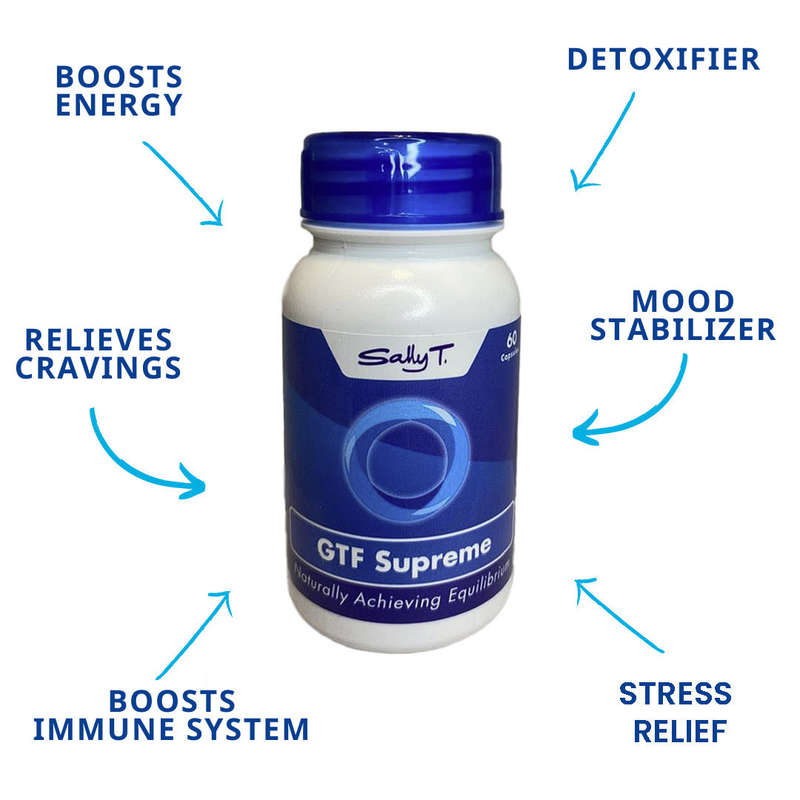 Sally T. GTF Supreme 60 Capsules. Blood sugar support