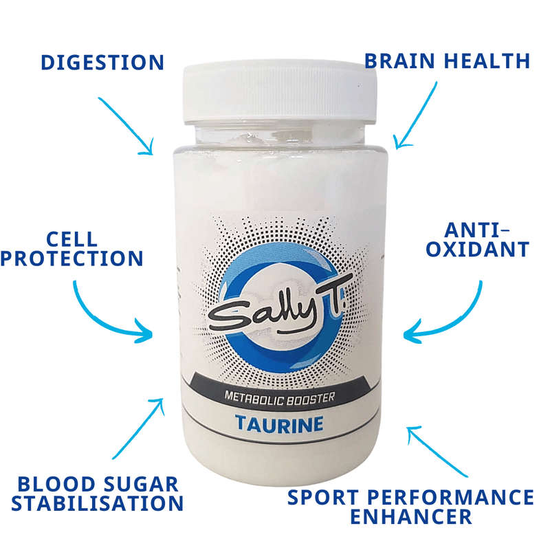 Sally T. Taurine Powder 200g x 2. Body and Brain Energizer