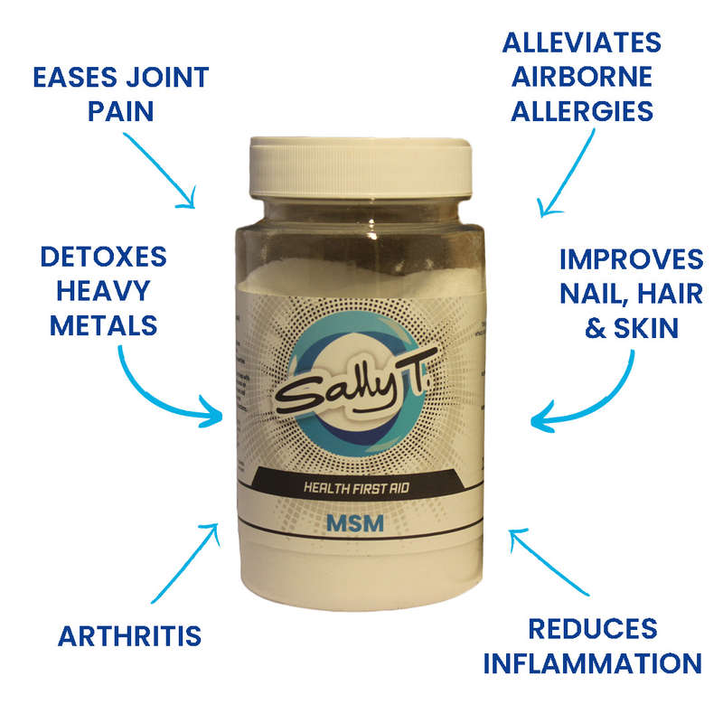 Sally T. MSM 150g Powder x 2 - Airborne Allergies, Joint, Skin, Hair & Nails