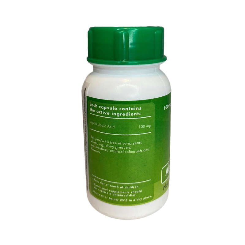 Sally T. Alpha Lipoic Acid, 100mg/ Capsule. 90 Capsules. Liver detox