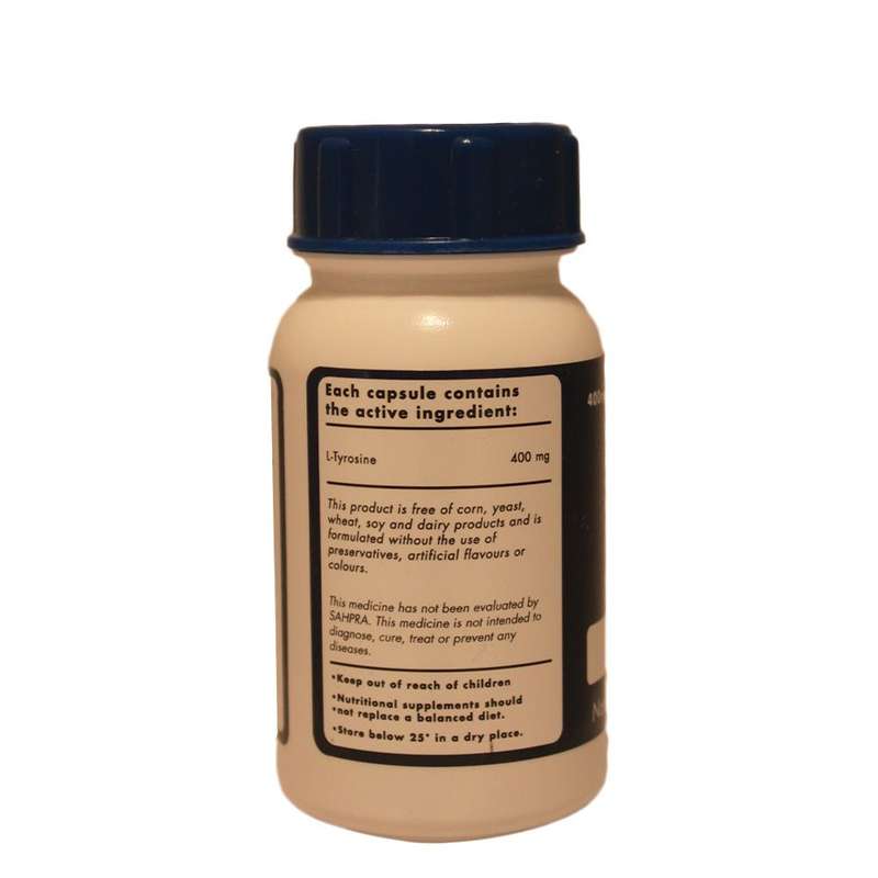 Sally T. L-Tyrosine 400mg/capsule, 90 Capsules