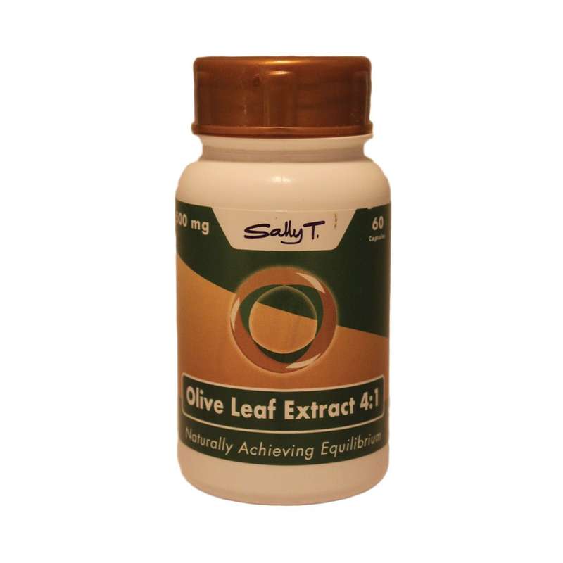 Sally T. Olive Leaf Extract 4:1, 500mg/capsule, 60 Capsules - Immunity Protection