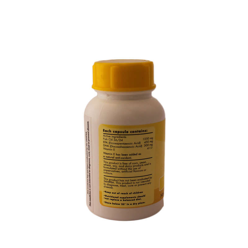 Sally T. Omega 3 High Potency 1250mg, 60 Capsules. Cardiovascular Health