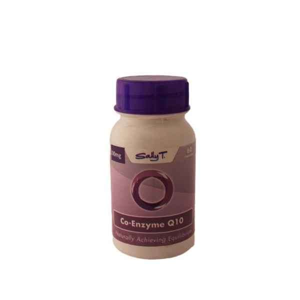 Sally T. Co-Enzyme Q 10 100mg/capsule. 60 Capsules. Blood pressure and heart health.