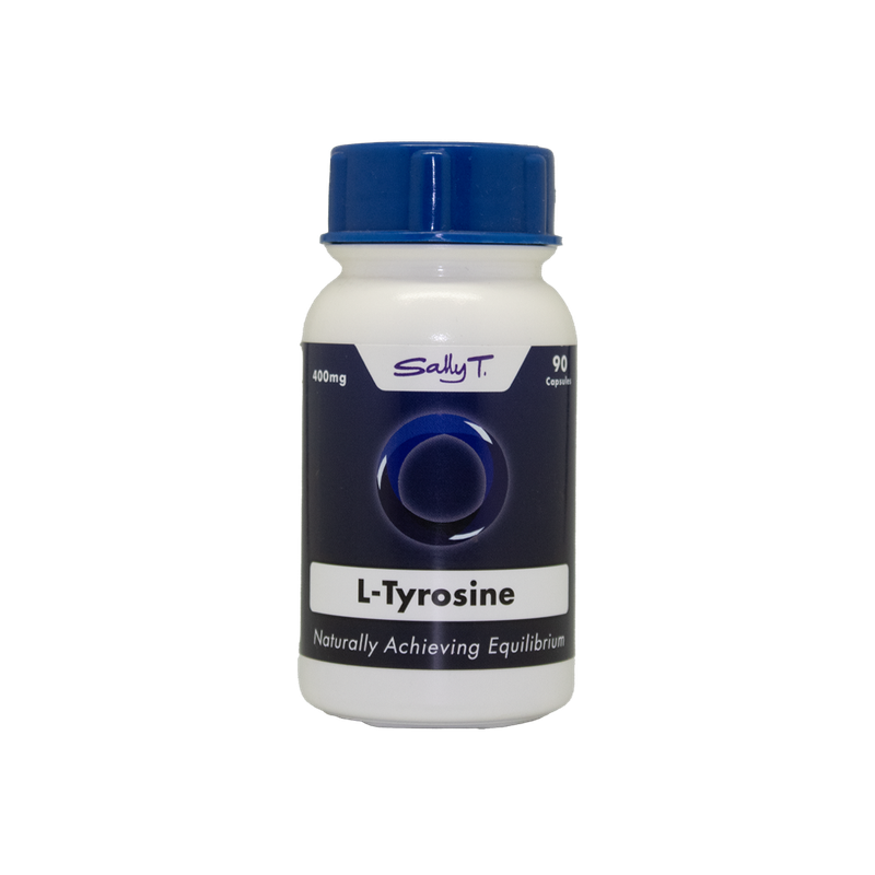 Sally T. L-Tyrosine 400mg/capsule, 90 Capsules