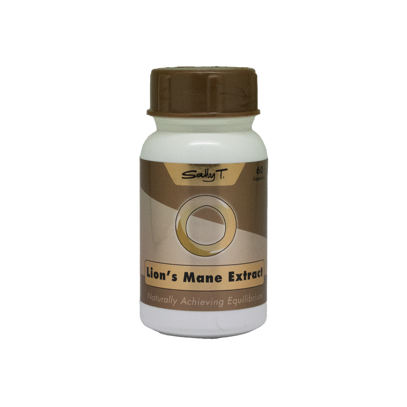 Sally T. Lions Mane 450mg/capsule, 60 Capsules. Brain & body booster