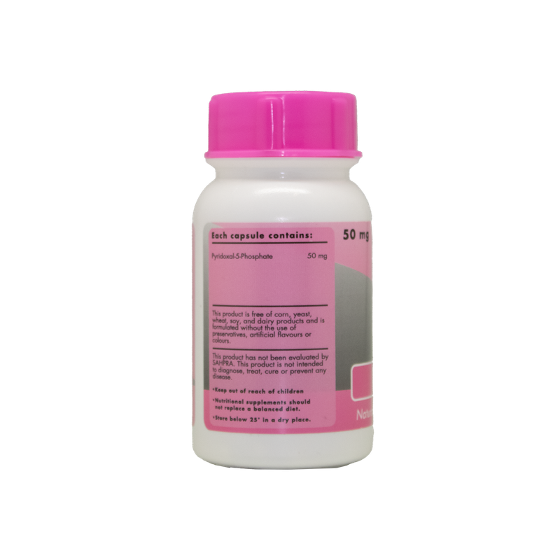 Sally T. P-5-P Vitamin B-6 Metabolic Health 50mg/capsule - 60 Capsules. Cellular optimiser.